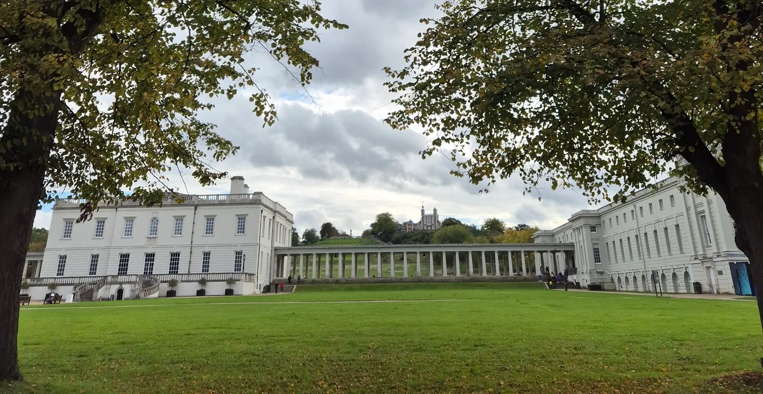 View up the hill towards Greenwich observatory.